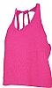 Camiseta Mujer Sin Mangas Shaki Nath - Color Fucsia Flor